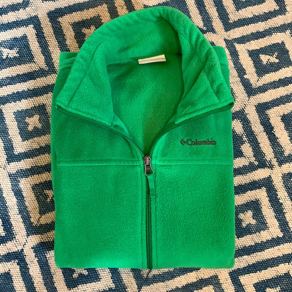 Columbia Green Fleece Jacket